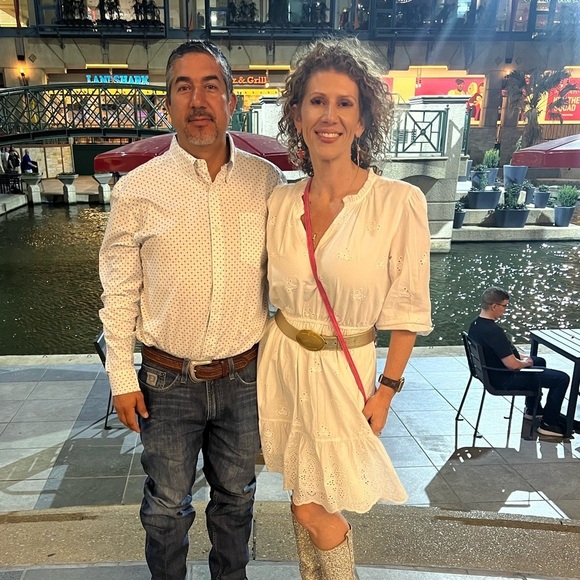 Knox Rose Bishop 3/4 sleeve eyelet dress. Worn once. - Picture 6 of 7